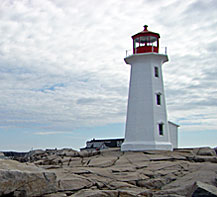 Iconic Peggy's Cove Lighthouse. Photo by Phil Schappert.